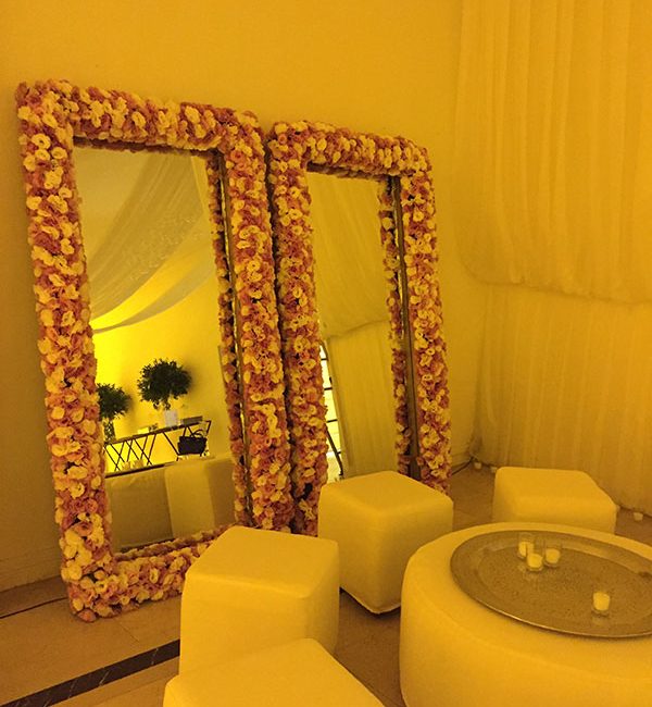 Mirror Flower Decoration