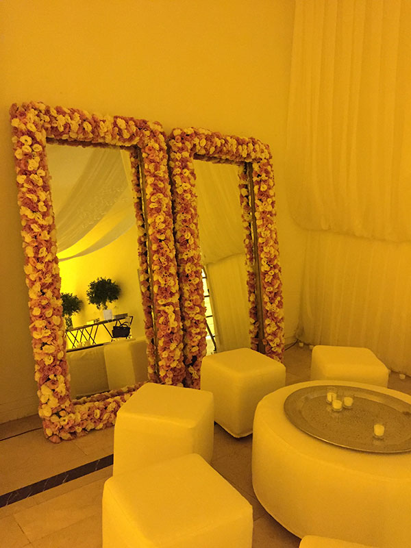 Mirror Flower Decoration