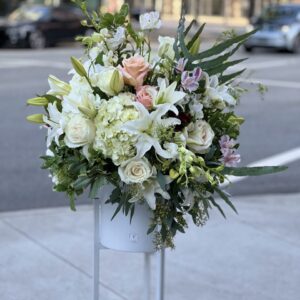 Funeral Arrangement (Vase, Wreath and Stand)